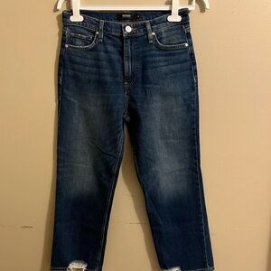 Stylish Blue Cropped Jeans